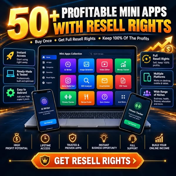 50 Mindset Apps You Can Resell