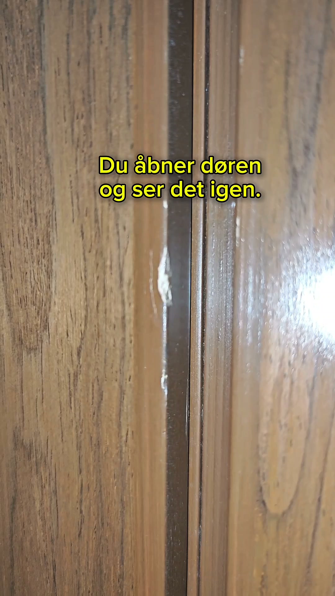 Fjern kloremærker på døren
