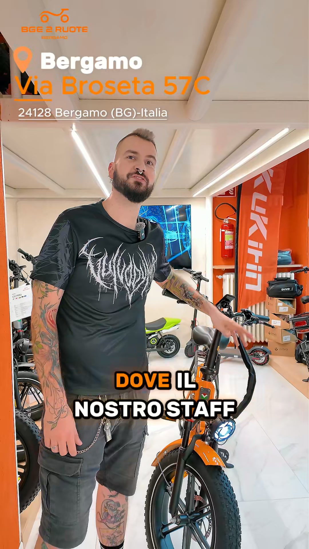 Una bici elettrica con grande potenza in salita.