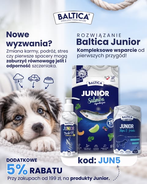 Zamów produkty Baltica Junior z rabatem