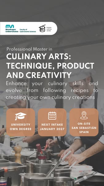 Master Culinary Arts