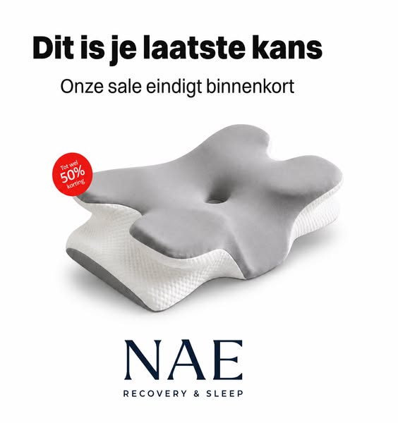 Ontvang tijdelijk een GRATIS NAE Satijnen Kussensloop t.w.v. €34,99
