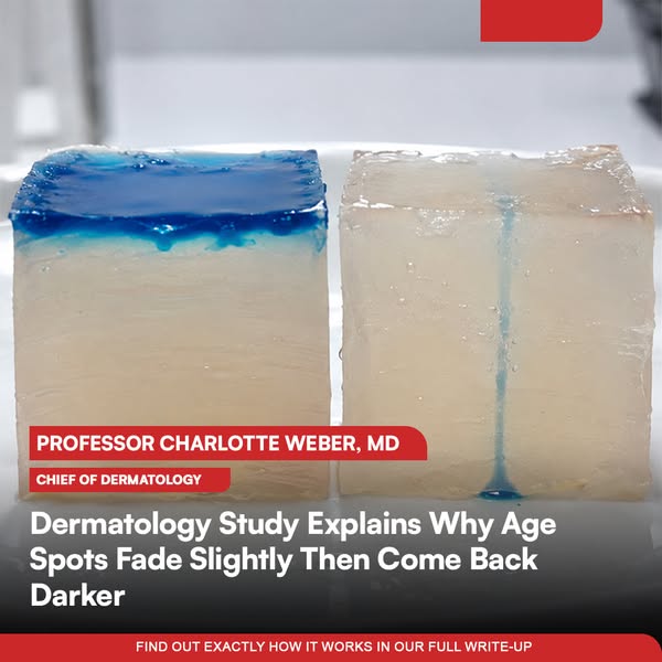 Dermatology Study Explains Why Age Spots Fade Slightly Then Come Back Darker