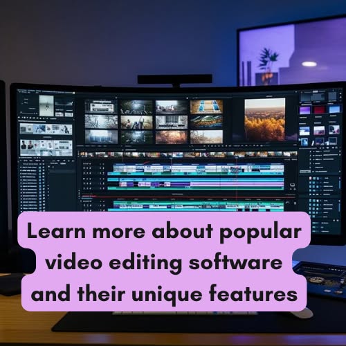 Learn more about popular video editing software and their unique features
