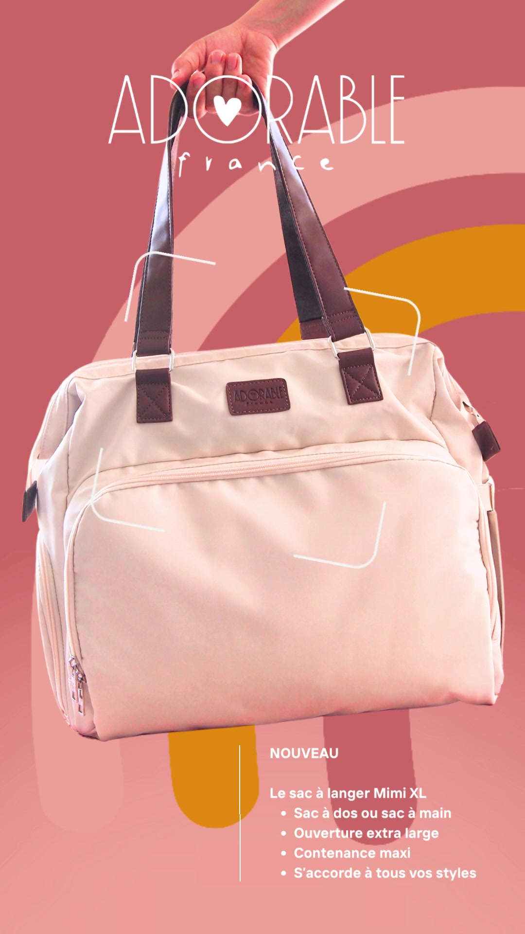 Sac à langer Double Usage