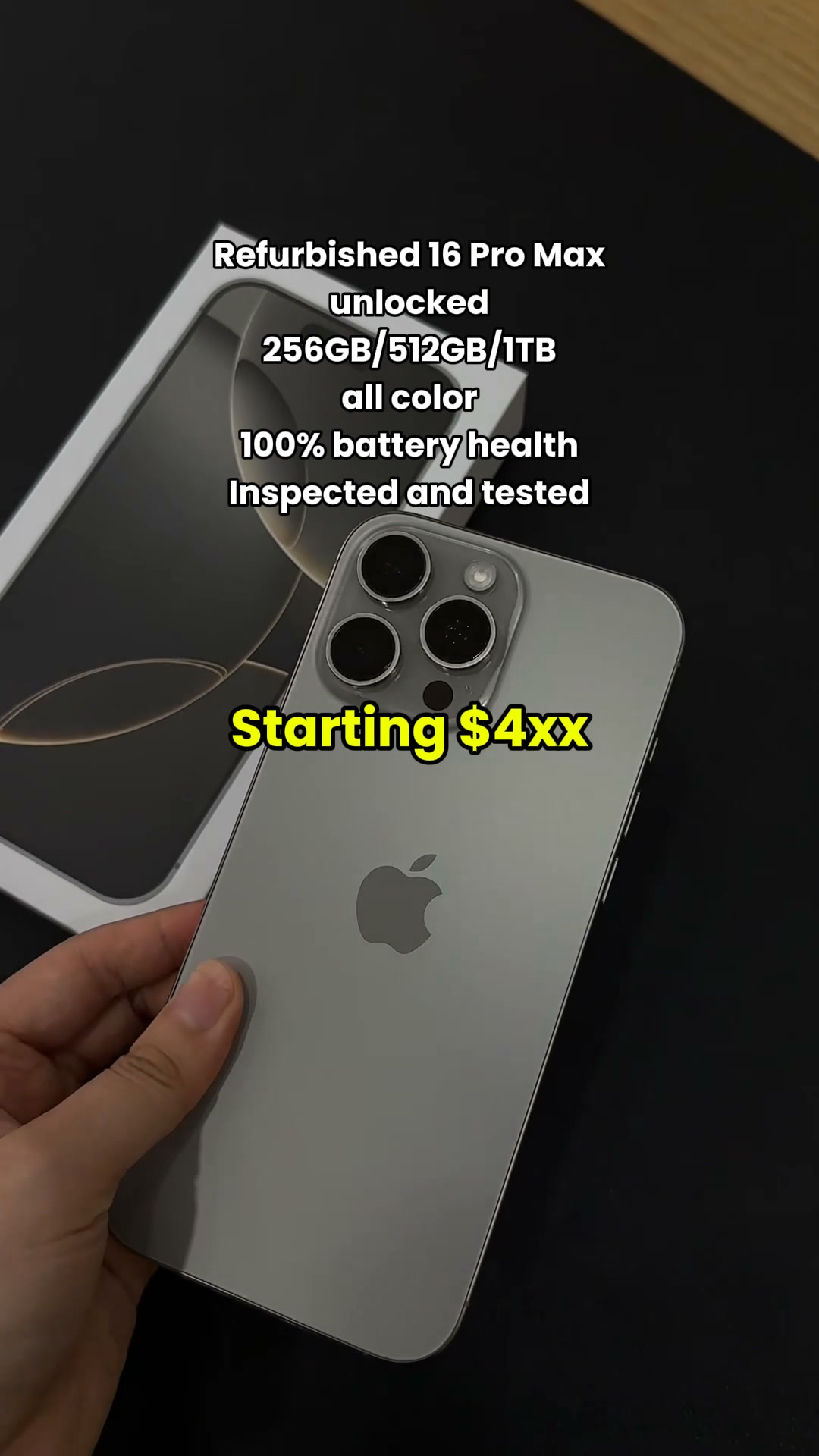 iPhone 16 Pro Max From £339