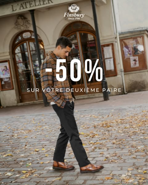 Back to Work : -50% sur la 2e paire