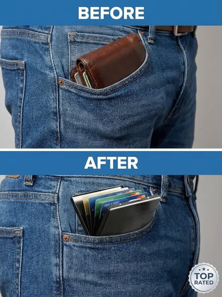 Stainless‑Steel RFID Credit Card Holder