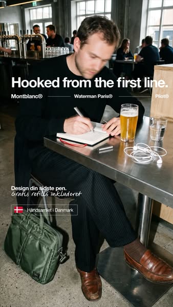 Din sidste kuglepen leveres nu også med en original Montblanc®-blækpatron.