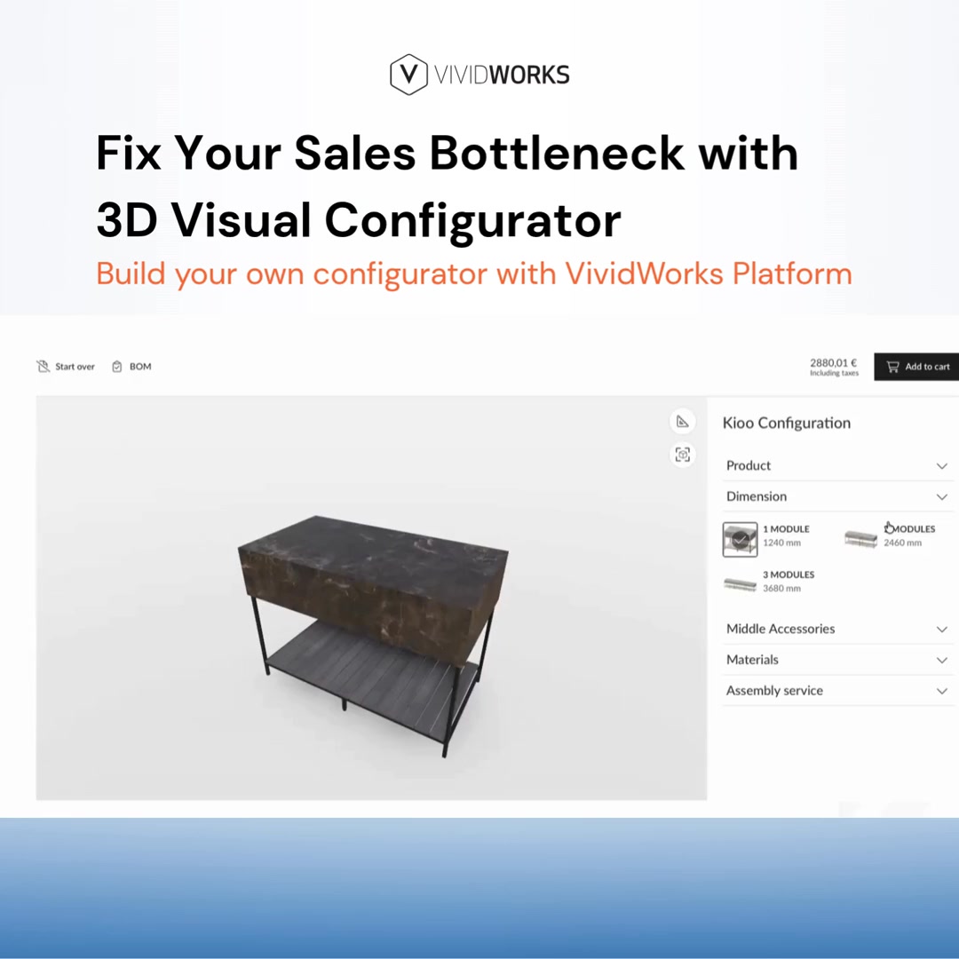 VividWorks 3D Kitchen Configurator