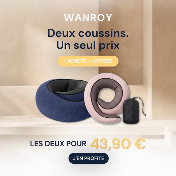 Livraison DOM TOM - Ne dormez plus jamais inconfortablement – découvrez le Wanroy™ ! Expédiée sous 24/48h GRATUITE