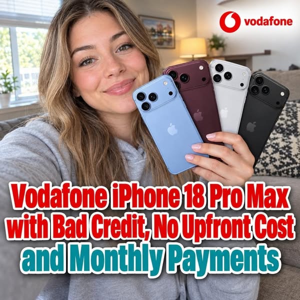 Learn about Vodafone iPhone 18 Pro Max With Bad Credit and Monthly Payments