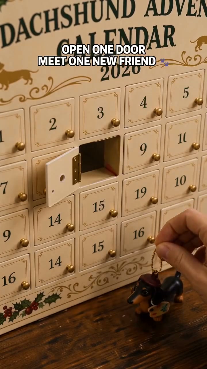 De adventskalender voor teckelfans