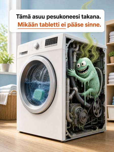 Entsyymikapselit pesukoneelle
