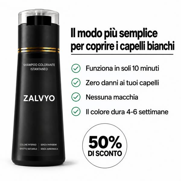 Clicca qui e ordina Zalvyo con il 50% di SCONTO — offerta limitata