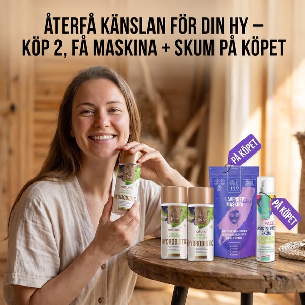 Köp 2 Hydrobiotic, Maskina-mask och skum på köpet