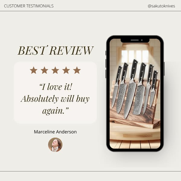 Ultra-Sharp Japanese Damascus Chef Knives On Sale