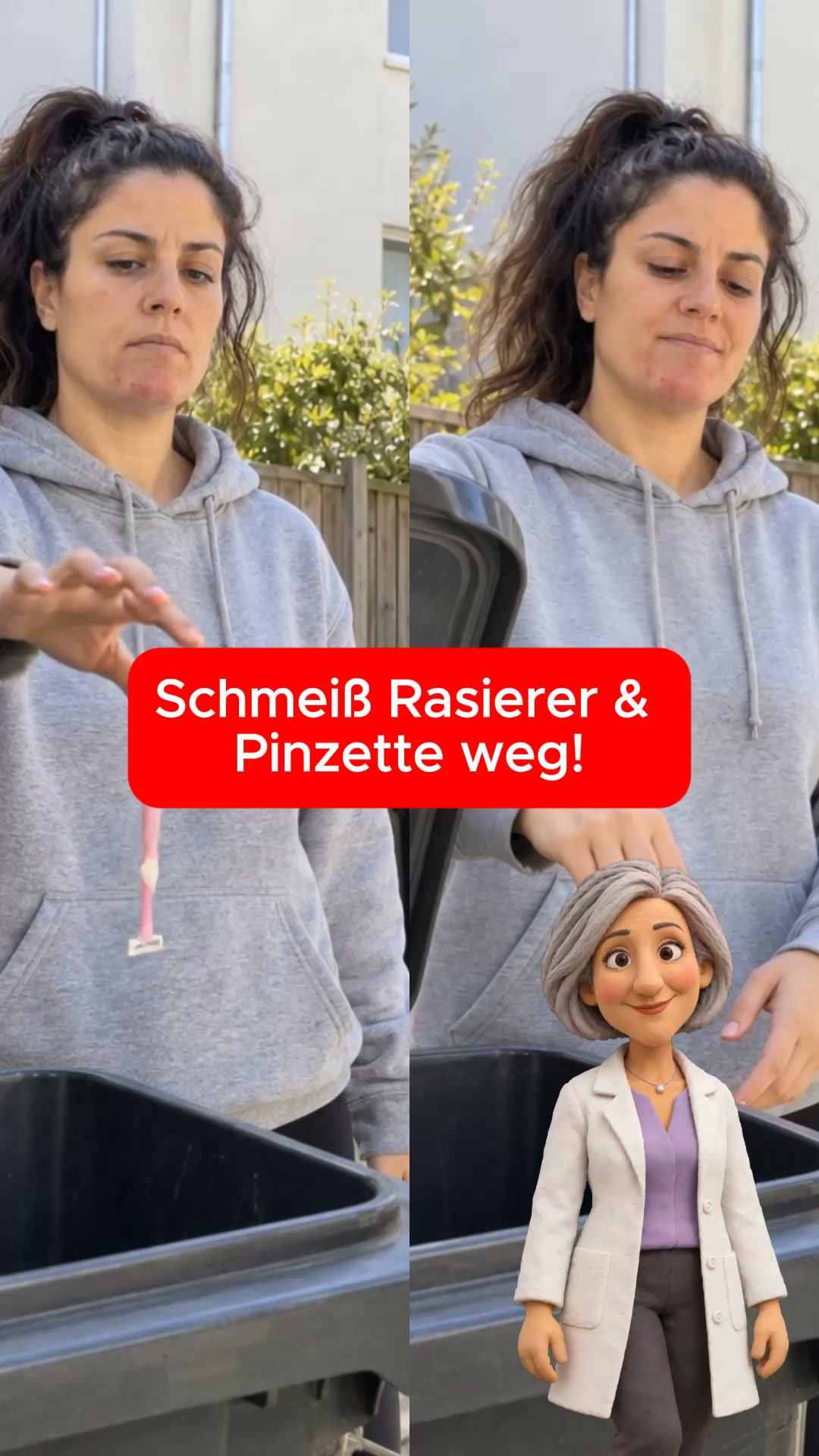 Damenbart? Hör auf zu rasieren, zupfen oder Lasern!