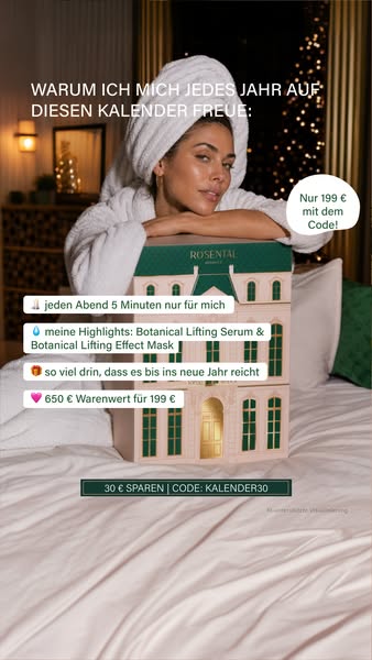 Rosental Adventskalender – Jetzt 30€ sparen mit dem Code KALENDER30!