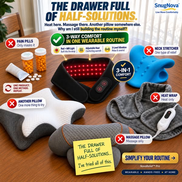 The 3-in-1 Neck Comfort Solution