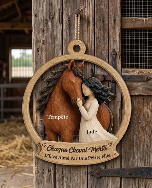 Un cheval aimé, un souvenir gravé Personnalisez Votre Ornement