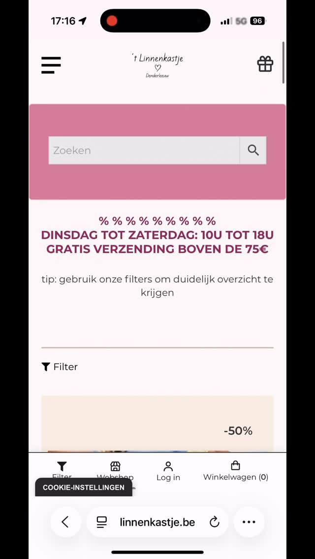 Anúncio de Linnenkastje Denderleeuw