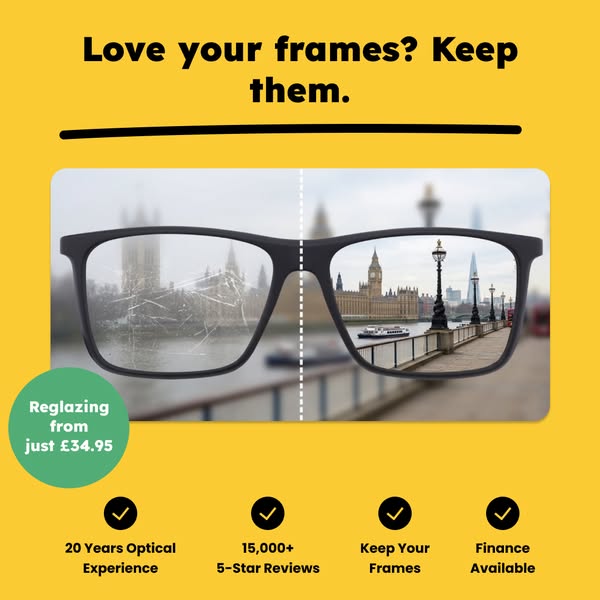 Got a new prescription? We'll fit it into your current frames