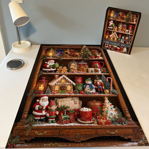 Christmas Curio Shelf Jigsaw Puzzle 1000 Pieces