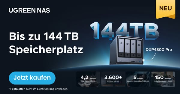 UGREEN NAS: Genug Speicher für alles