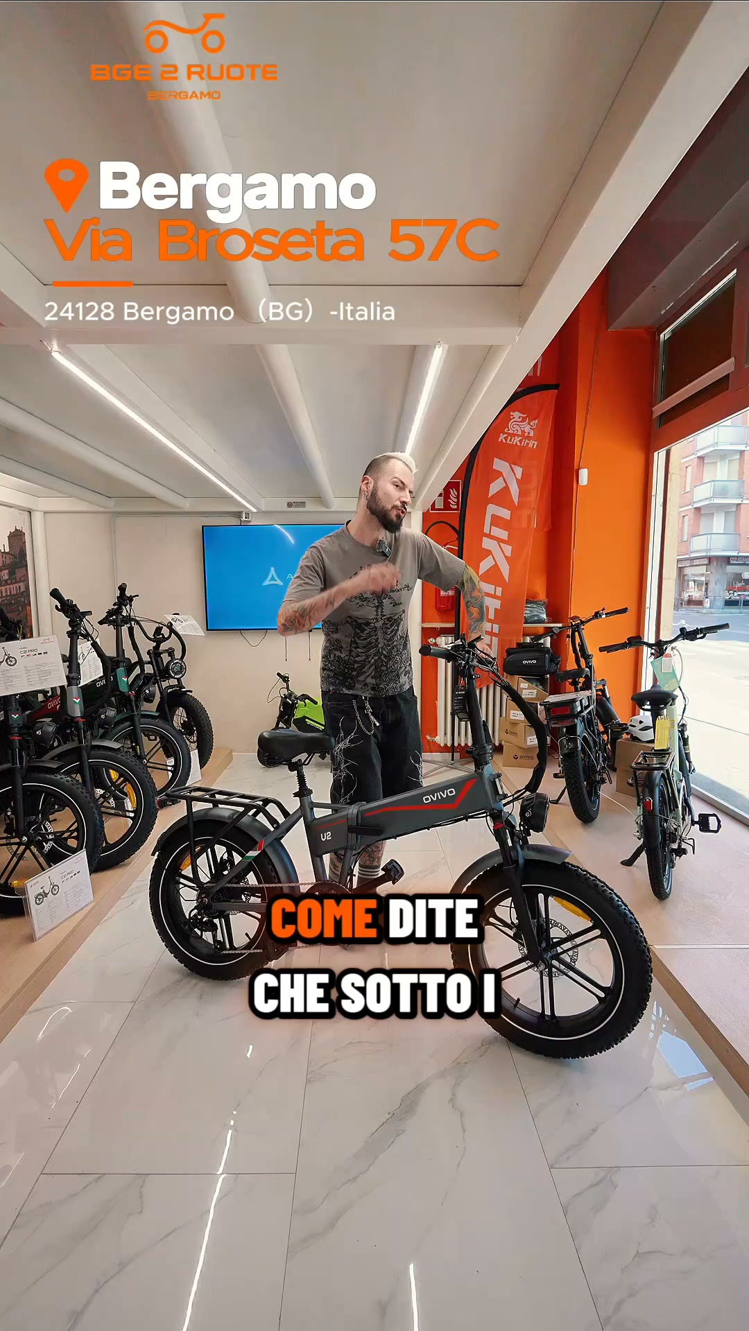 Una e-bike pieghevole progettata per offrirti comfort