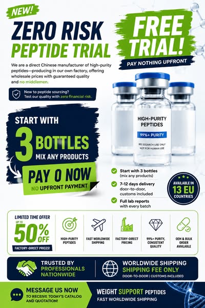 Claim a free peptide sample