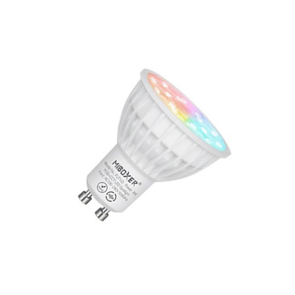 Faretto LED GU10 4W RGB+CCT Dimmerabile Colore RGB+CCT