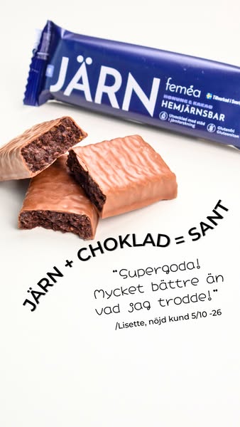 Järn som smakar choklad?