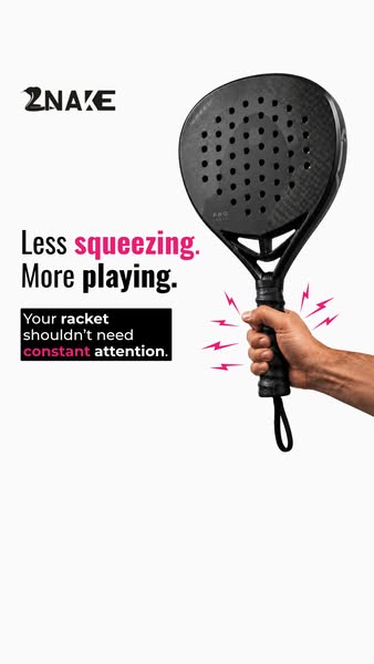 A good grip should feel secure without making you squeeze harder.