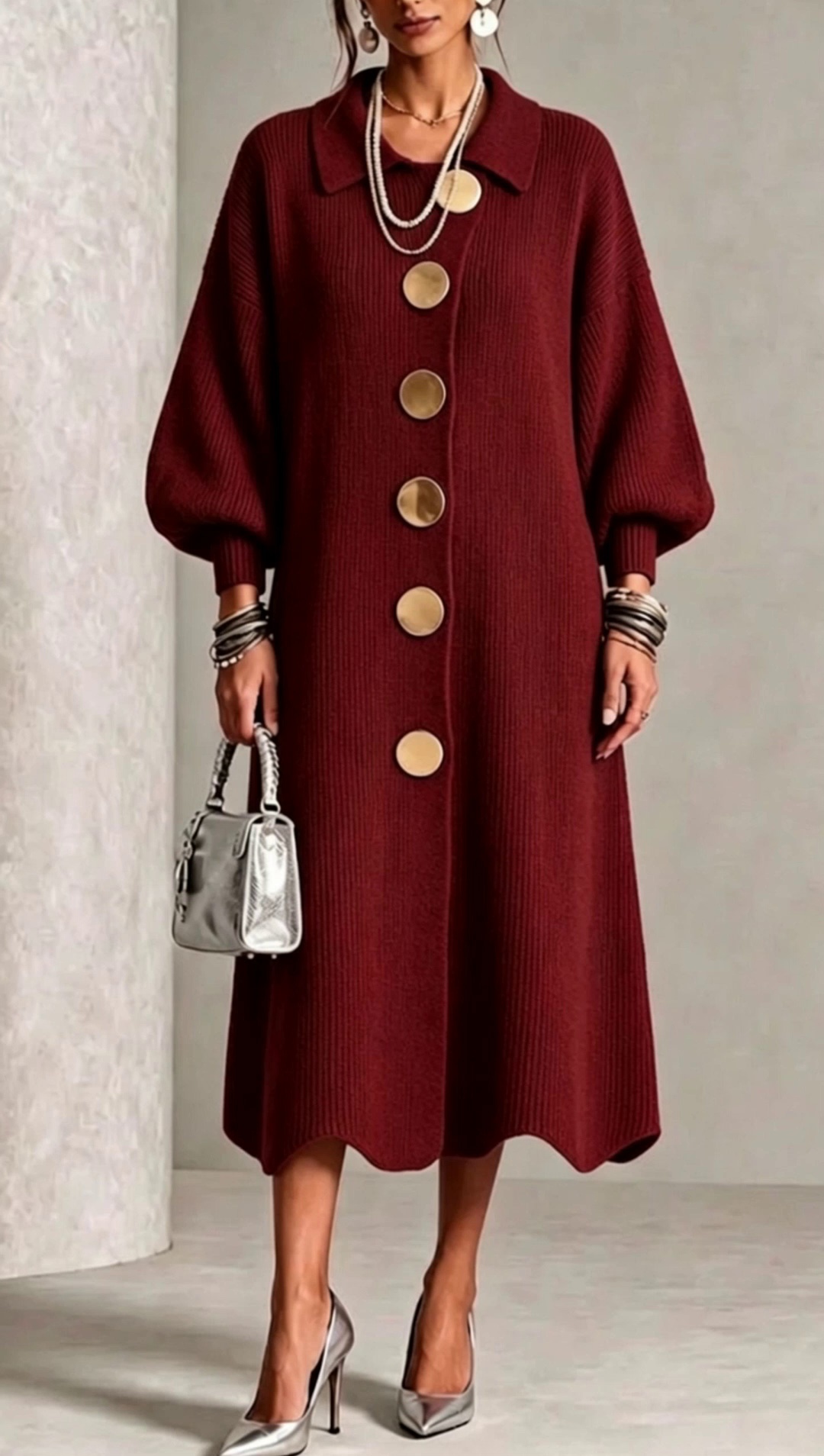 Tailles S-2XL. Parfaite pour le quotidien, brunch et réceptions décontractées.