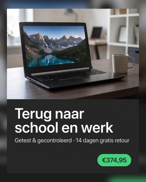 Terug naar school en werk