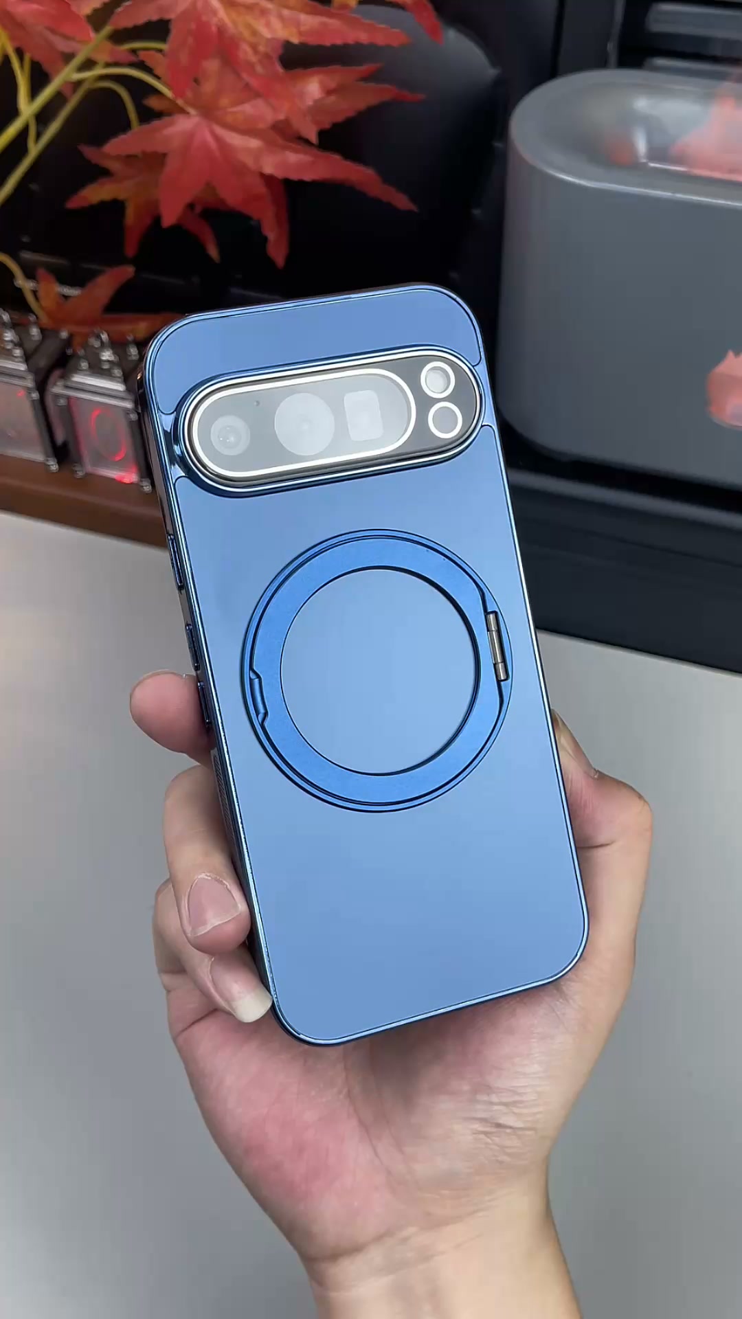 Magnetic Ring Stand Case for Pixel