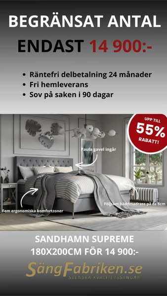 Sandhamn: Endast 14 900