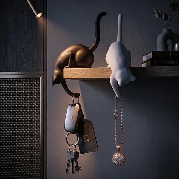 Hanging Cat Wall Hook
