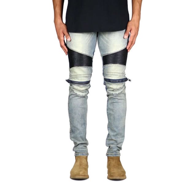 Tendance homme Pleated jean personnalisé & design
