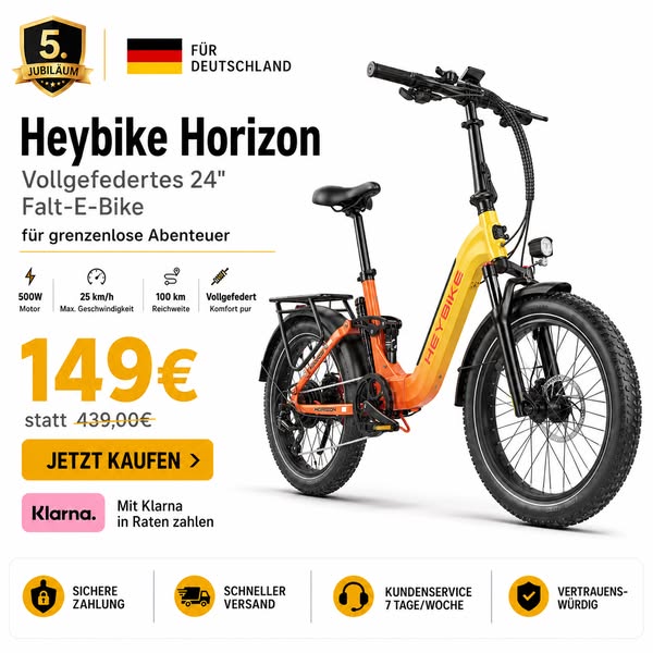 Heybike Horizon – Jetzt nur 149€