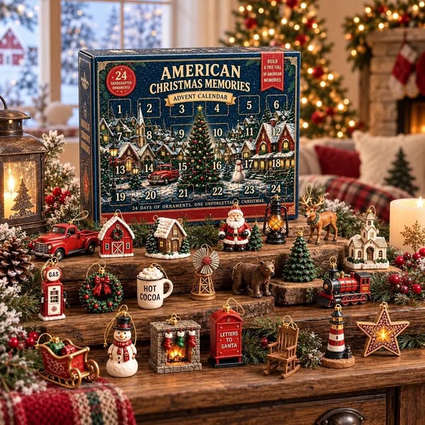 Christmas Village Advent Calendar