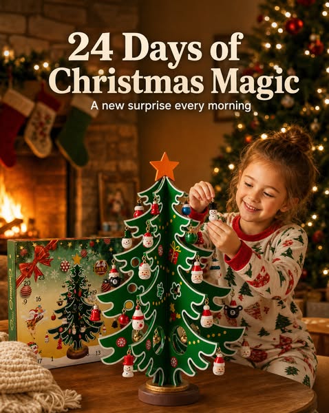 50% OFF Early Bird Sale | Wooden Advent Calendar