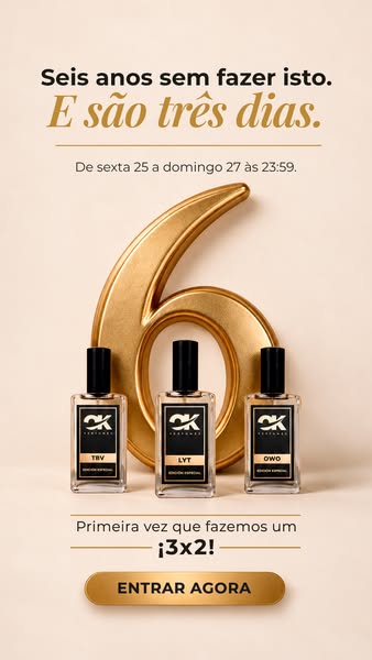 3x2 en OK Perfumes · só este fim de semana