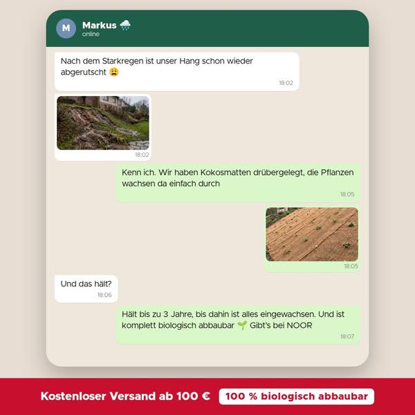 Erosionsschutzmatte Kokos – ab 44,99 €