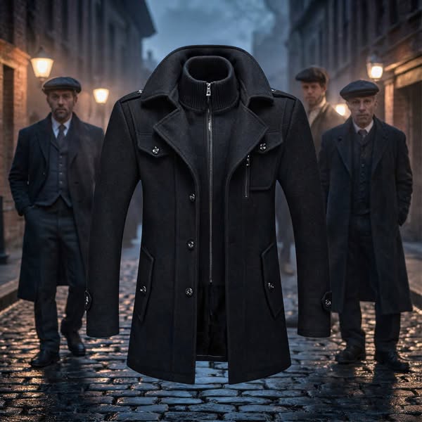 Men's Wool Trench Coat (Timeless Bestseller)