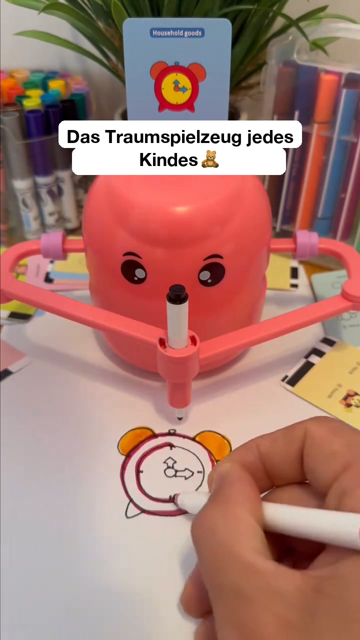 Bildschirmfreier Zeichenfreund für Kinder ab 3 Jahren