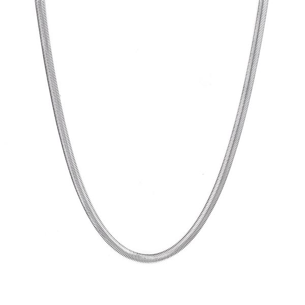4mm Sterling Silver Snake Bone Chain