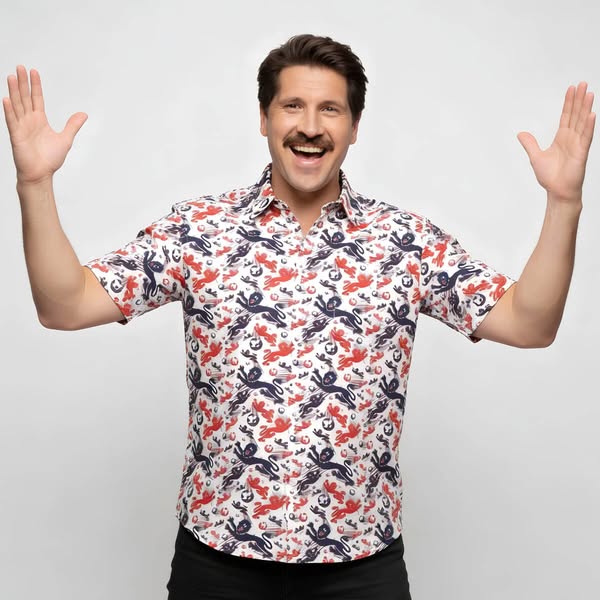 England Football Hawaiian Shirt