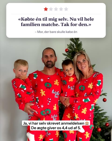 25% rabat på alle julepyjamasser!